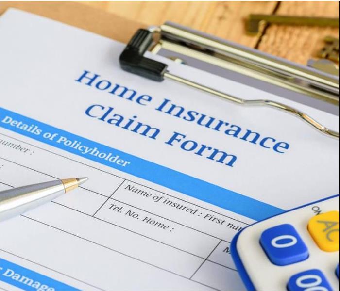 image of home insurance claim application